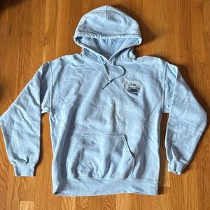 Unisex M The National Gallery London Embroidered Blue Hoodie